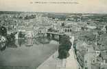 SABLÉ (72) - "LA VILLE VUE DE L'EGLISE NOTRE-DAME" - BELLE CPA A VOIR - Sable Sur Sarthe