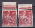 VARIETE  TYPE MOISSONNEUSE NEUFS LUXES VOIR DESCRIPTIF - Unused Stamps