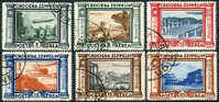 Italy Scott #C42-47 (Michel #439-444)    Used Zeppelin Airmail Set From 1933 - Luftpost