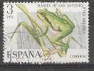 Grenouille / Frog, ESPANA : Ranita De San Antonio" Hyla Arborea" , Obl ; TB , Cachet Rond - Kikkers