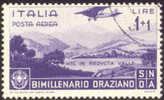 Italy C87 Used 1l + 1l Airmail From 1936 - Posta Aerea
