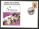 ROMANIA Cover 2009 CUPA DEVIS Obliteration Concordance - Tenis