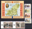 Ile De Guernesey 1987, Europa, Sir Edmund Andros, 1er Carte De L’île  Yv.cote 19,50 (2008)  ** Sans Charnière, MNH - Guernsey