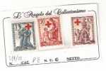 27522)serie Francobolli Croce Rossa Di 3 Valori - Nuovi E Linguellati - Cat. N° 219-221 - Unused Stamps