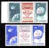 Romania 1958 Space,Brussels,M.1717-20,MNH,Inverted Overprint - Europa