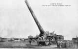 ARTILLERIE SUR VOIE FERREE Camp De Mailly Canon De 340mm Gros Plan - Matériel