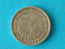 1928 D - 50 REICHSPFENNIG - XF / KM 49 ( For Grade, Please See Photo ) ! - 50 Rentenpfennig & 50 Reichspfennig