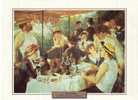 Reproduction De Le Déjeuner Des Canotiers, D'Auguste Renoir (avec Fiche Explicative) - Sonstige & Ohne Zuordnung