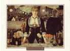 Reproduction De Un Bar Aux Folies-Bergères, D'Édouard Manet (avec Fiche Explicative) - Altri & Non Classificati
