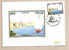 Italia - Cartolina Maximum Con Annullo Speciale: Sagra Di San Costantino - 2001 - Cartoline Maximum