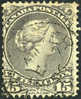 Canada #30 Used 15c Victoria Of 1868 - Gebruikt