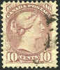 Canada #40 Used 10c Victoria Of 1877 - Used Stamps