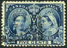 Canada #54 Used 5c Jubilee Issue Of 1897 - Oblitérés