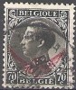 Belgique 1935 COB Service 19 O Cote (2016) 0.35 Euro Léopold III Roue Ailée Cachet Rond - Sonstige & Ohne Zuordnung