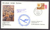 Netherlands Airmail Avion Lufthansa Erstflug Brief 1st Flight Card 1985 To Hannover Germany - Airmail