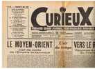 Curieux Hebdomadaire Suisse Romand 5 Juin 1942 - Genève - Fribourg - Vevey - Paul Eluard - Libye ... - Testi Generali