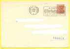 LE159 : ANGLETERRE > FRANCE LETTRE FLAMME HAPPY CHRISTMAS 1976 / WELWYN  GDN CITY HERTS - Storia Postale