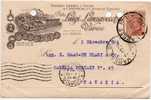VARESE 02.12.1924 - Card Cartolina " Ditta  LUIGI LANZAVECCHIA "  Cent. 30 Isolato - Firma - Reclame