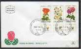 ISRAELE - ISRAEL - 1981 - ROSE  - FDC - Roses