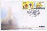 URUGUAY Charles Darwin Stamp FDC COVER Science Ship Ape FROG - Apen