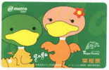 Taiwan Taipei Rapid Transit Train Ticket Duck Cartoon Logo Of 2003 National Sports Game - Welt