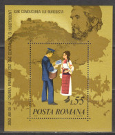 Rumänien; 1980; Michel 3741 Block 173 **; Dakische Staat, Burebista; Bild1 - Unused Stamps