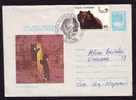 Bear Ours 1980,   Stationery Cover ,stamp On Cover - Obliteration Concordante - Romania. - Ours