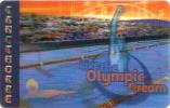 AUSTRALIA PA TELECOM  SPECIAL 3-D GIVE AWAY SYDNEY 2000 OLYMPIC SPORT SWIMMING  READ DESCRIPTION !! - Australie