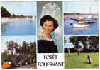 Carte Postale 29. Fouesnant Le Golf Le Camping Trés Beau Plan - Fouesnant