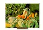 Reproduction De Nature Morte Au Rideau, De Paul Cézanne (avec Fiche Explicative) - Altri & Non Classificati