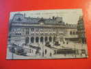 CPA LEGEREMENT COLORISEE-(75-PARIS)-GARE SAINT-LAZARE- COUR DE ROME- -ANIMEE-NON VOYAGEE- - Trasporto Pubblico Stradale