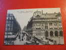 CPA -(75-PARIS)-RUE DE ROME ET GARE SAINT-LAZARE- -ANIMEE-NON VOYAGEE- CARTE EN SUPERBE  ETAT- - Trasporto Pubblico Stradale