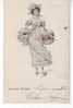Illustrateurs - Femmes - Chapeaux - Femme Avec Chapeau - Lapins - Joyeuses Pâques - Viennoise - B.K.W.I. N° 4004/6 - Vienne