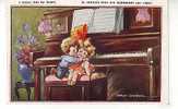 Illustrateurs - Enfants - Couples - Couple - Baiser - Musique Et Instruments - Pianos - Illustrateur Fred Spurgin - Spurgin, Fred
