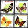 (028) Montserrat  Butterflies / Papillons / Schmetterlinge / Vlinders ** / Mnh  Michel 441-44 - Montserrat