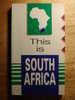 THIS IS SOUTH AFRICA - AFRIQUE DU SUD - GUIDE EN ANGLAIS - 1992 - Kultur
