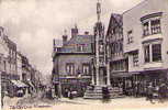 WINCHESTER - The CITY CROSS - C 1905 - Animated Street Scene - Hampshire - Winchester