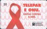 # BRASIL 971238 Telepar E Onu AIDS 20  12.97 Tres Bon Etat - Brasilien