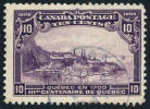 Canada #101 Used 10c Quebec Tercentenary Of 1908 - Usados