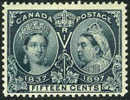 Canada 58 Mint Hinged 15c Jubilee Issue From 1897 - Unused Stamps