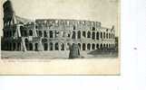 ROMA  COLISEE IL COLOSSEO CON LA META  SUDANTE  1910 N ° 25 - Coliseo