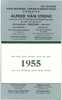 Kalender ANTWERPEN  BERCHEM Alfred Van STEENE  Pub. 1955 - Grand Format : 1941-60