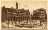 UK LEEDS Real Photo POSTCARD Ca 1920 General Post Office - City Square Nº V2937 Photochrom Co LTD - Leeds