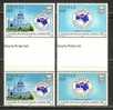 Tuvalu    AUSIPEX´ 84    Set   (Gutter Pair)  SC# 257-58 MNH** - Tuvalu (fr. Elliceinseln)