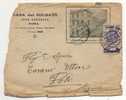 ROMA 26.05.1937  - Cover  / Lettera  "CASA DEL SOLDATO " Cent. 50 Isolato - Pubblicitari