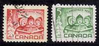 Canada 1967 N°Y.T. : 397 Et 398 Obl. - Gebraucht