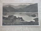 Derwentwater From Castle Head, Keswick 1951 PPPC By G. Graham, Keswick - Sonstige & Ohne Zuordnung