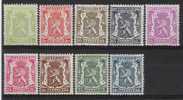 Belgie OCB 417A / 426 (*) - 1935-1949 Piccolo Sigillo Dello Stato