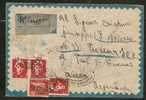 ITALIA - VF 1945 REGISTERED CENSORED COVER From MONTEROSSO CALABRO, CATANZARO To BUENOS AIRES Via NEW YORK -cancel Back - Marcophilia