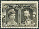 Canada 96 XF Mint Hinged 1/2c Quebec Tercentenary From 1908 - Nuevos